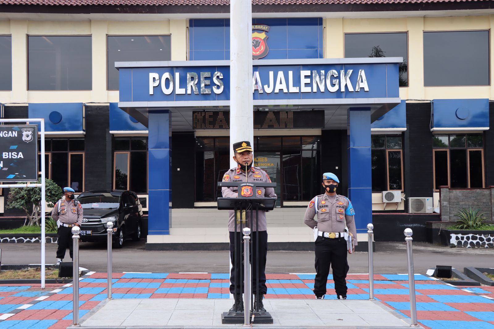 Waka Polres Majalengka Pimpin Apel Pagi Jam Pimpinan, Sampaikan Pesan Tingkatkan Kinerja