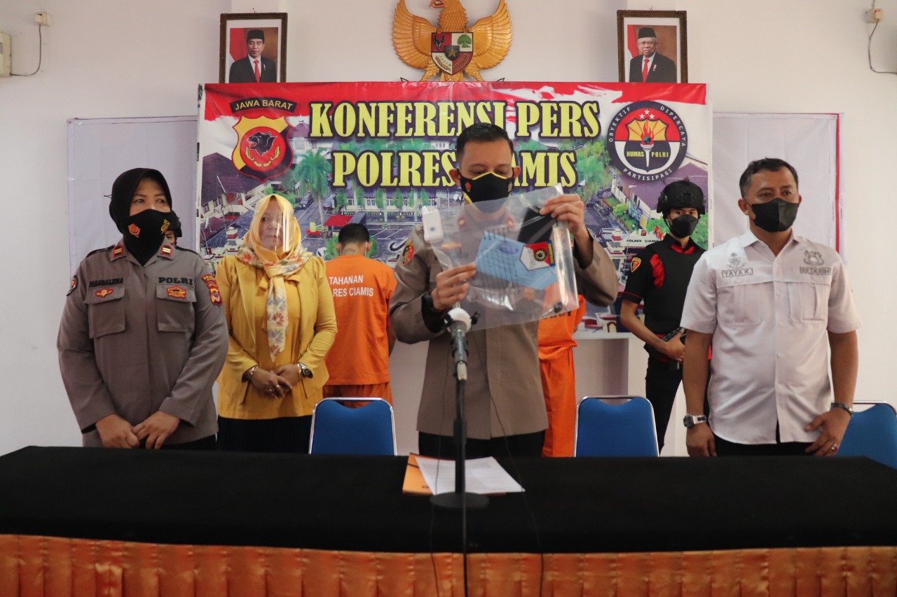 Dua Pelaku Penodongan di Pamarican, Dibekuk Satreskrim Polres Ciamis
