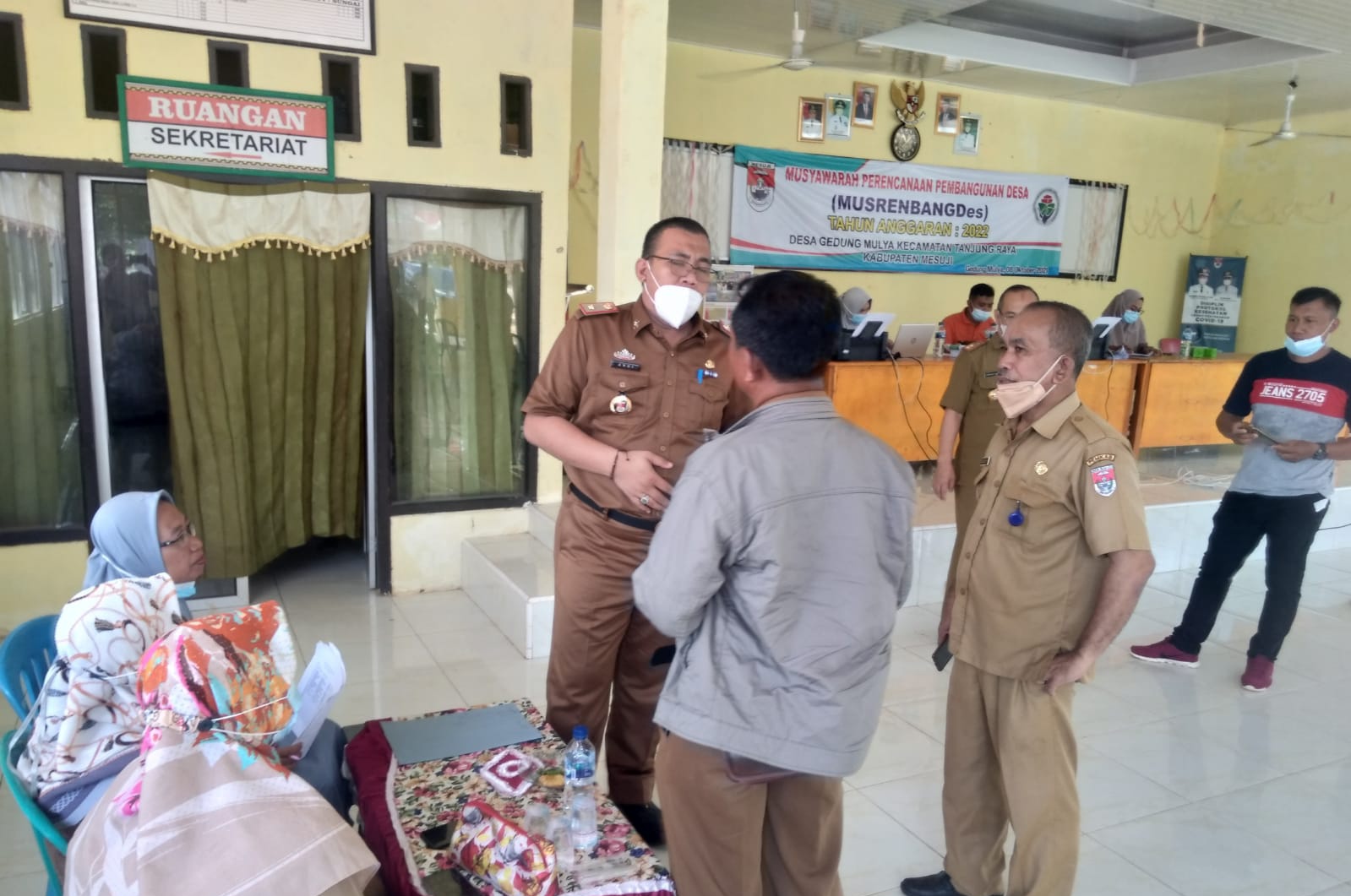 Dinas Pendidikan dan Dinkes Mesuji Tinjau Vaksinasi di Sekolah