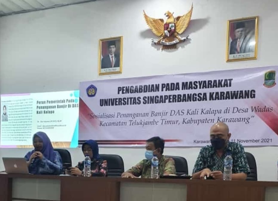 Penanganan Dampak Kali Kalapa di Desa Wadas Mendapat Dukungan dari Akademisi dan Mahasiswa Unsika
