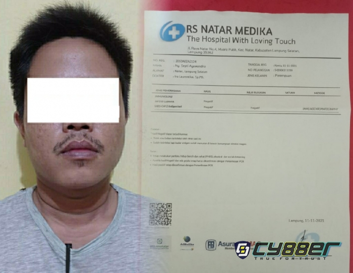Polsek Jatiagung Tangkap Pelaku Pemalsuan Surat Rapid Antigen