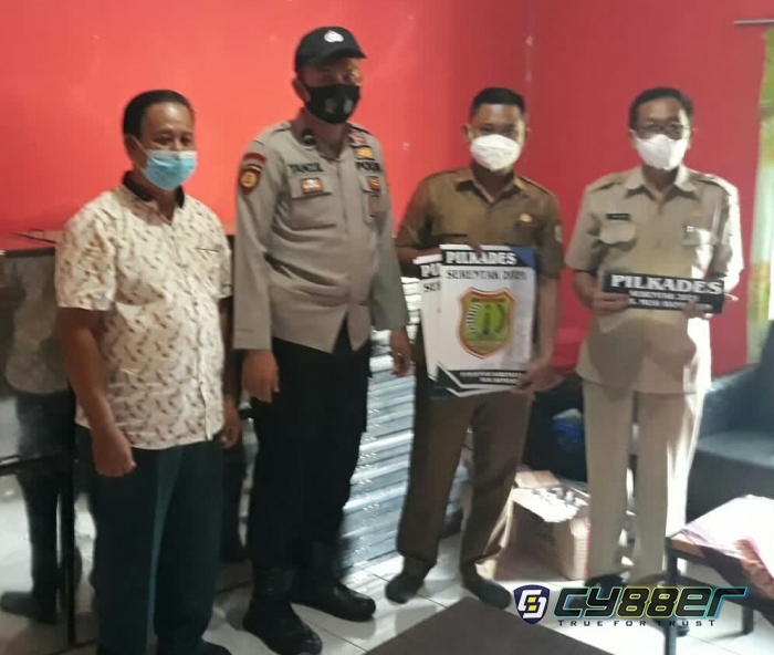 Polres Muba Kawal Pendistribusian Surat Suara Pilkades