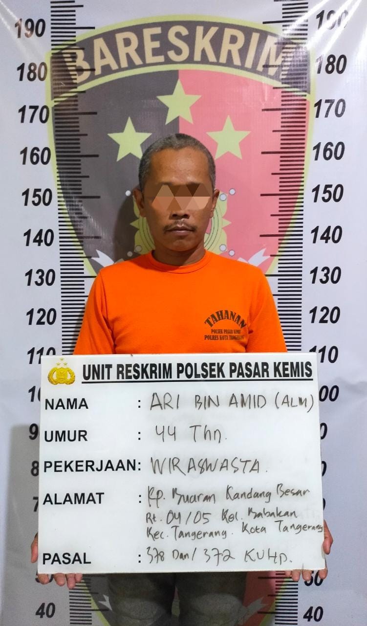 Polresta Tangerang Ringkus Pelaku Pencuri Motor Pedagang Angkringan