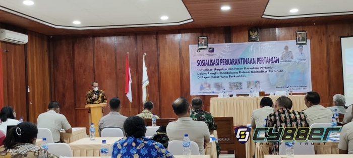 Tingkatkan Sinergitas, Badan Karantina Pertanian Kelas I Sorong Gelar Sosialisasi