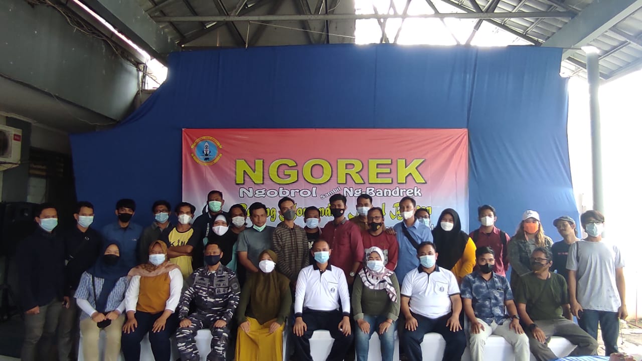 Perkuat Sinergitas, Danlanal Banten Gelar NGOREK (Ngobrol  Sambil  Ngebandrek) Bersama Awak  Media Wilayah Banten