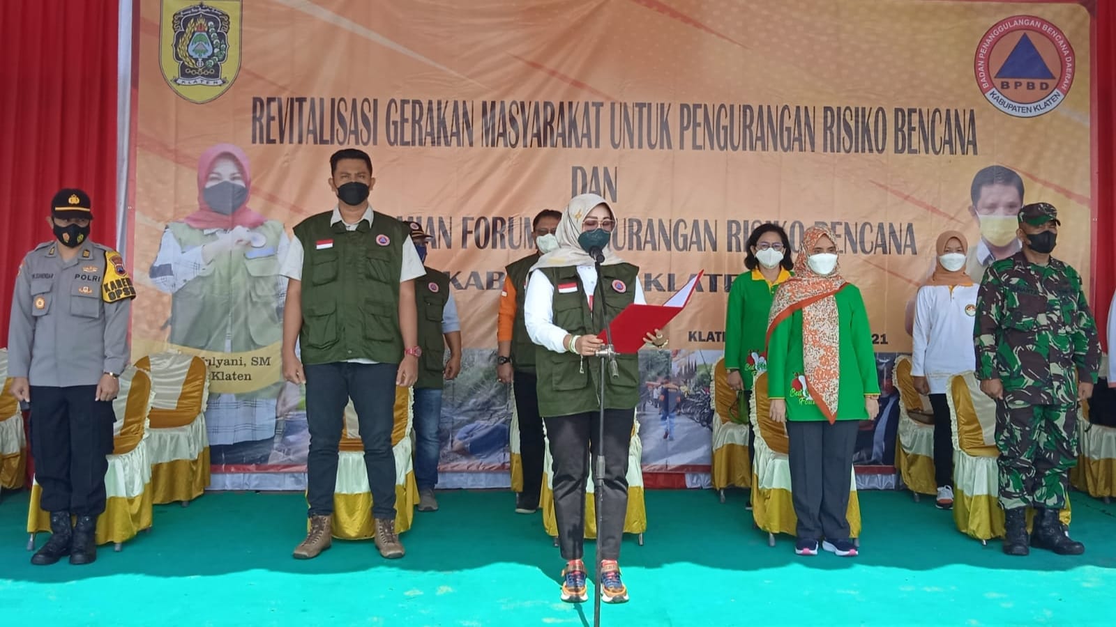 Bupati Klate  Hj Sri Mulyani Kukuhkan FPRB Klaten