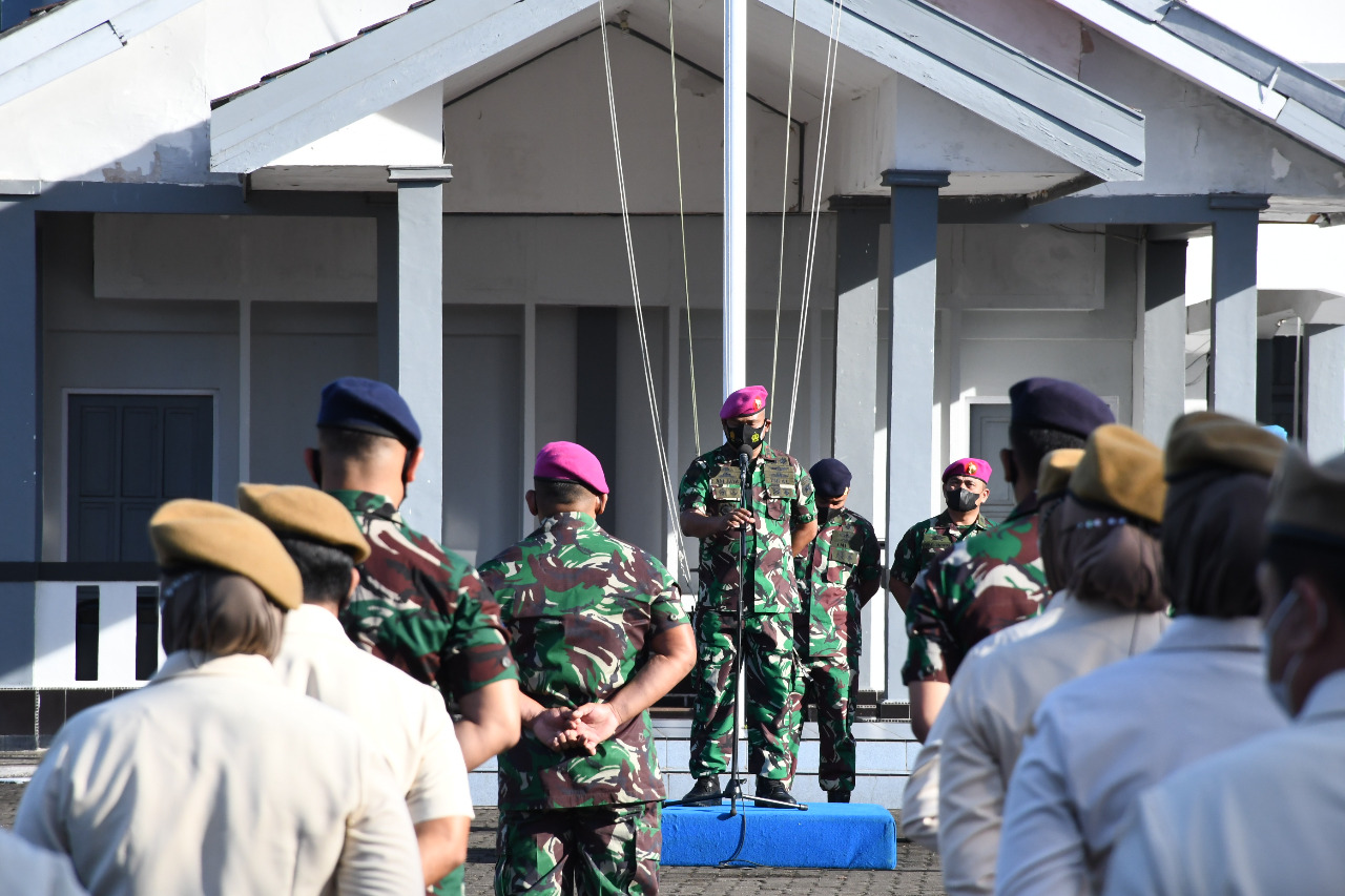TNI, Polri dan Instansi Terkait Ikuti Gelar Pasukan Pengamanan, Kunjungan Kerja Presiden RI di Sulsel 