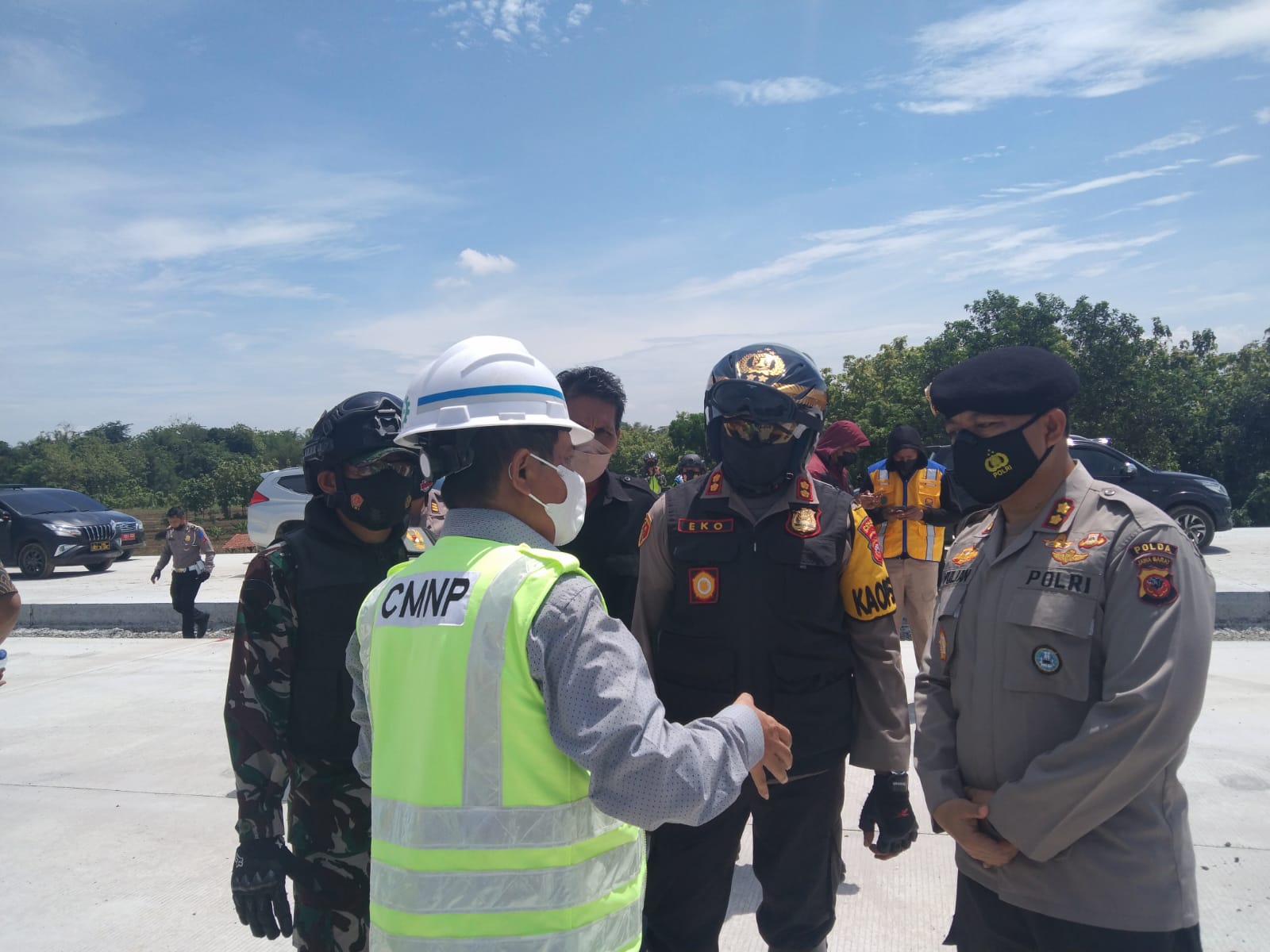 Kapolres Sumedang Bersama Dandim 0610 Hadiri Kunjungan Kerja Deputi 3 Kemenko Marves