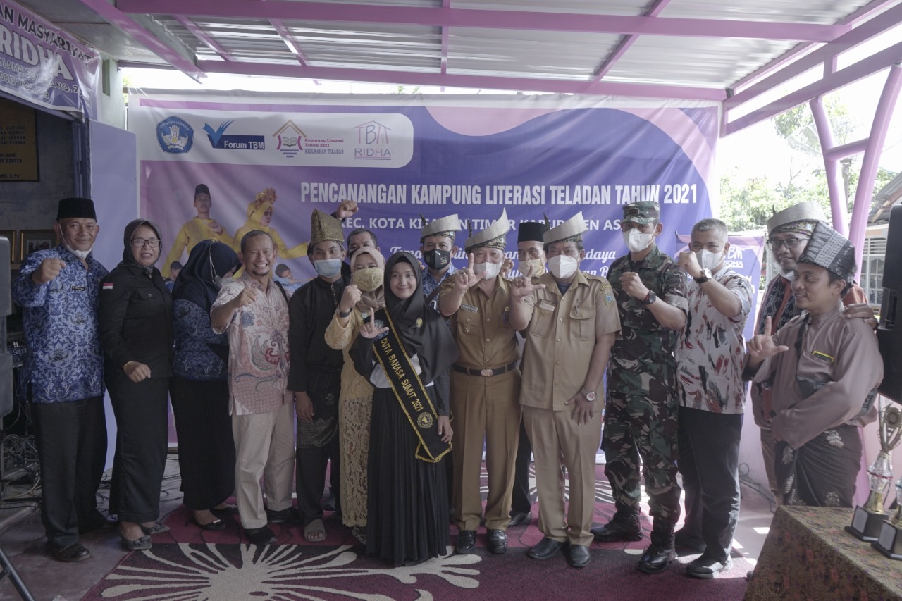 Pemerintah Kabupaten Asahan Dukung Program Pencanangan Kampung literasi Teladan Tahun 2021