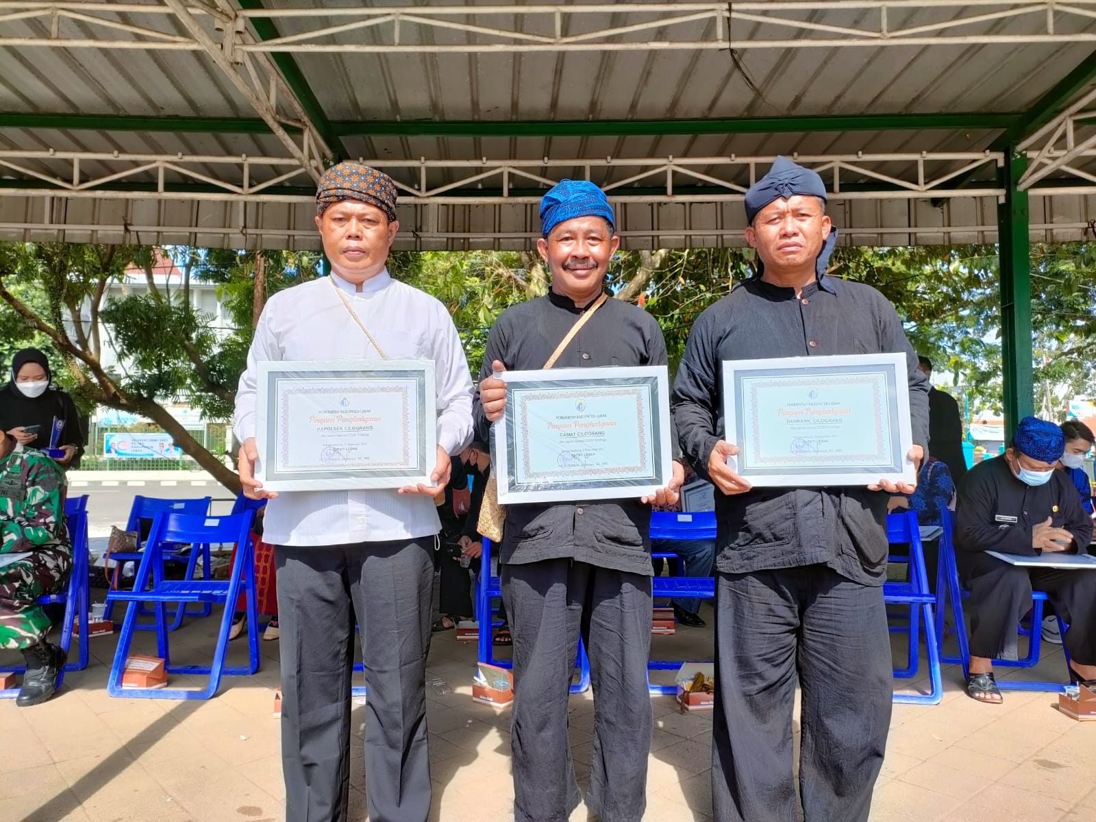 Penghargaan Capaian Tertinggi Vaksin Covid 19 Tingkat Kabupaten Lebak