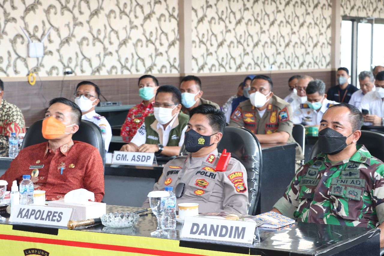 Kapolres Lamsel Bersama Instansi Terkait Lakukan Rakor Persiapan Pam Nataru