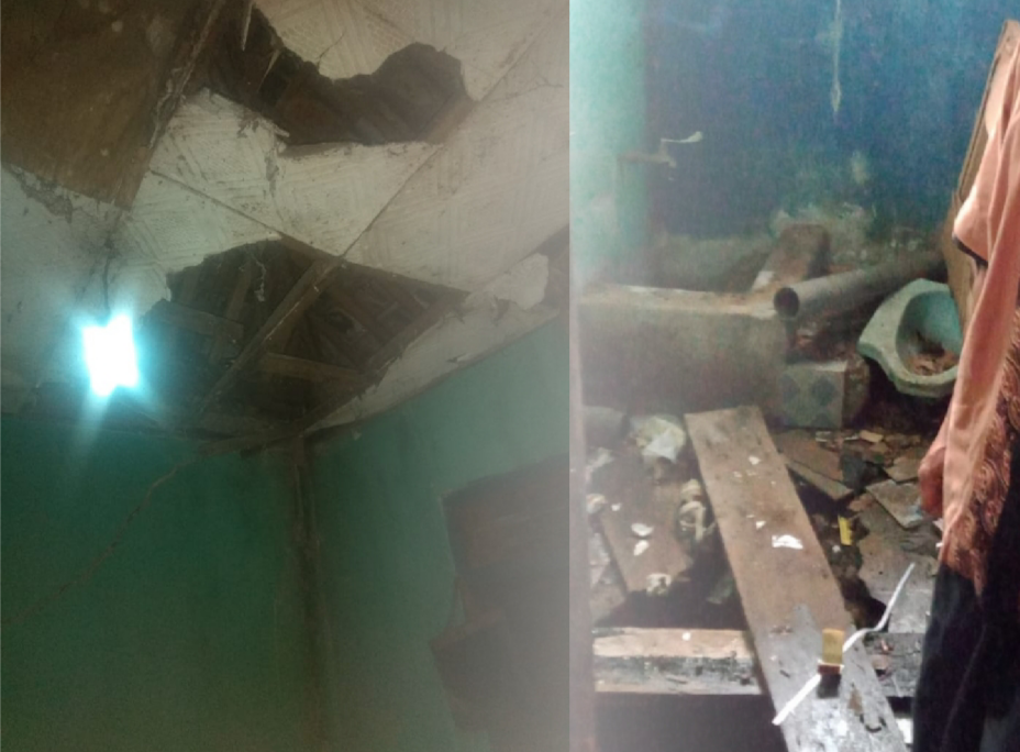 Rumahnya Mau Ambruk, Eman Warga Kampung Cigombong Berharap Dapatkan Bantuan Rutilahu