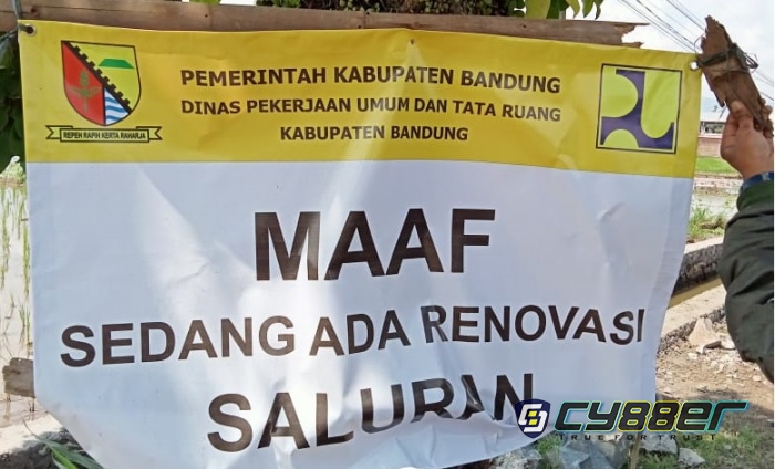 Tak Adanya Papan Proyek pada Pekerjaan APBD Kembali Mendapat Sorotan, Kini pada Renovasi Saluran di Jalan Banjaran-Soreang