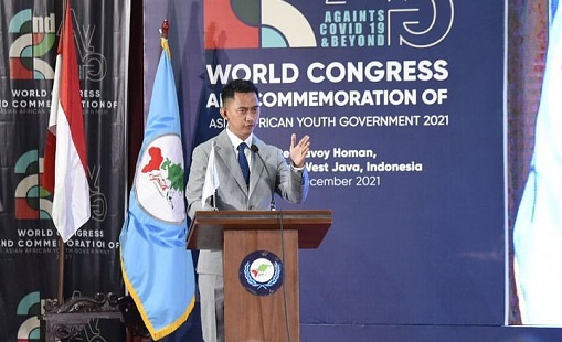 Dewan Pakar AMS Terpilih sebagai Presiden Asian African Youth Government