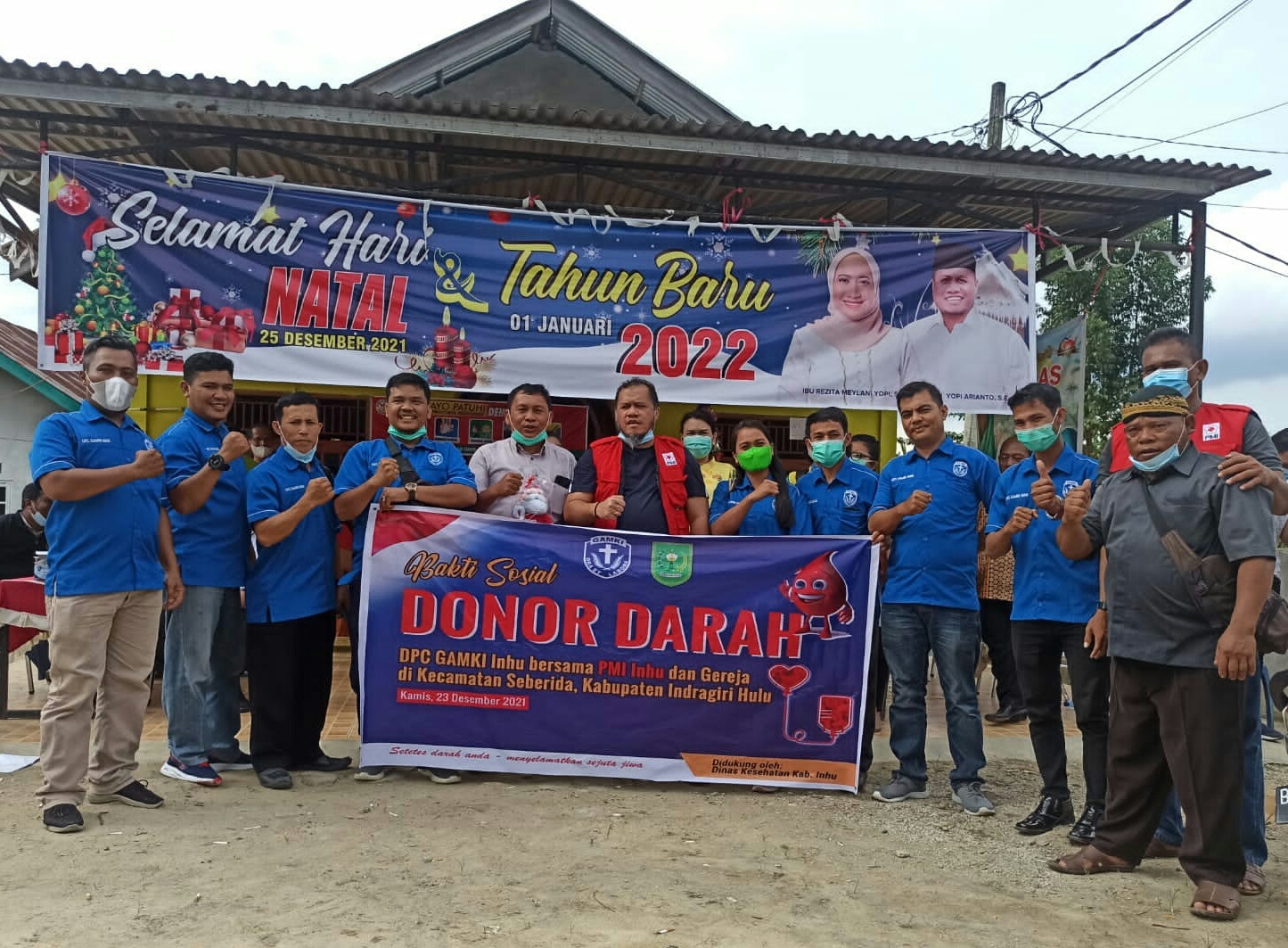 DPC GAMKI Inhu Gelar Bakti Sosial Donor Darah