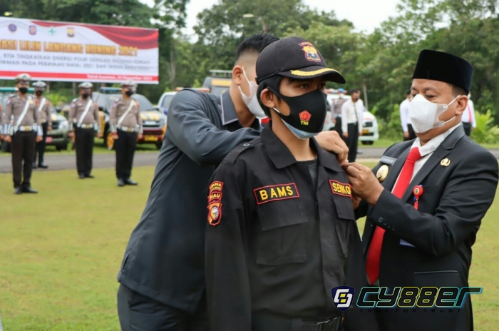Polres Kuansing Gelar Apel Pasukan Operasi Lilin Lancang Kuning 2021