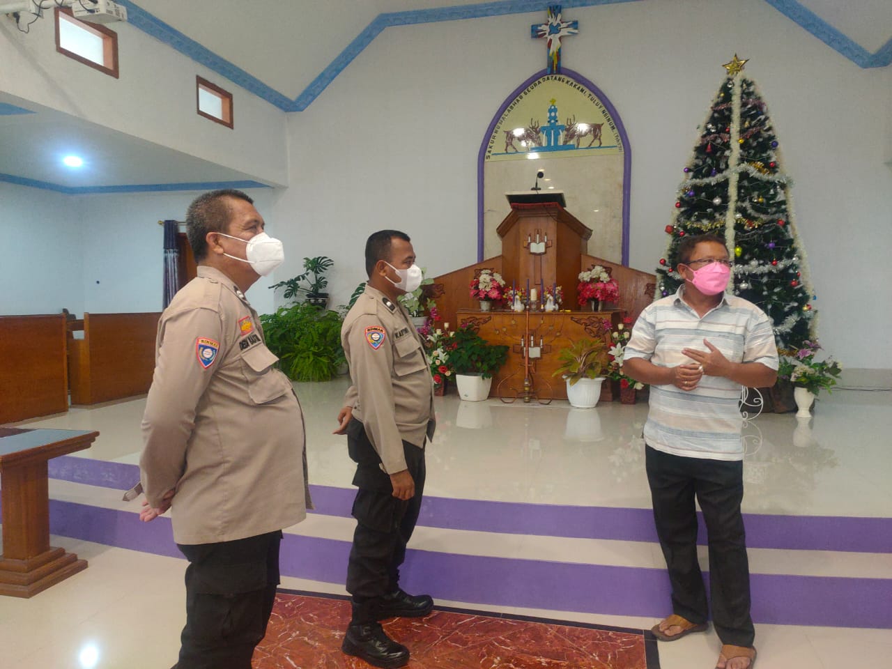 Jelang Natal, Polisi Kujungi Setiap Gereja dan Imbau Prokes