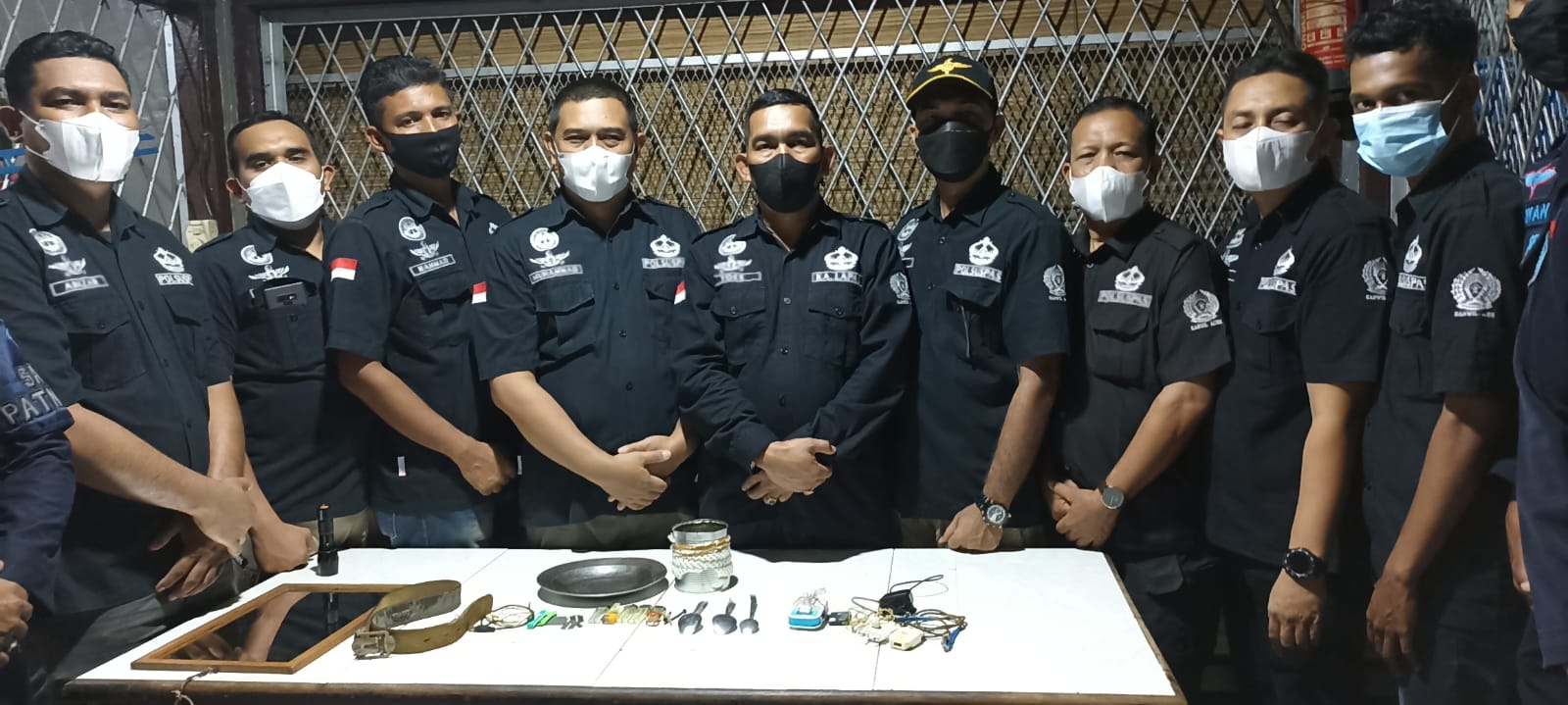 Kalapas II B Lhoksukon Geledah Kamar Hunian Warga Binaan