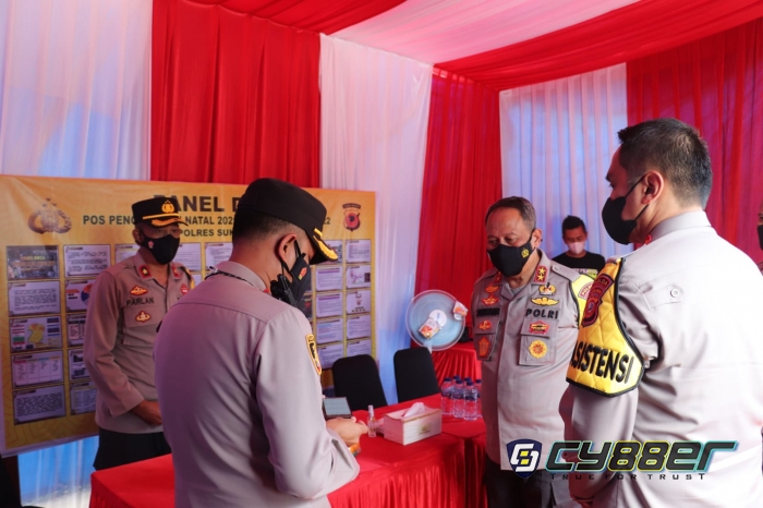Cek Kesiapan Pengamanan Nataru, Kapolda Jabar Datangi Sukabumi