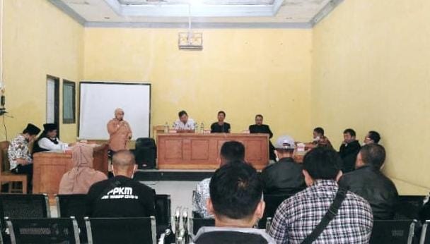 Pemdes Cikole Gelar Rakor Realisasi DD Tahap II APBDes TA 2021