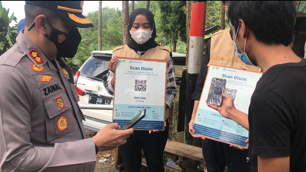 Polisi Tinjau Tempat Wisata, Pastikan Prokes dan Penerapan Ganjil Genap