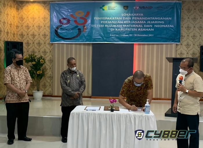 Pemerintah Kabupaten Asahan Gelar Pertemuan Perjanjian Kerjasama Sistem Maternal dan Neonatal