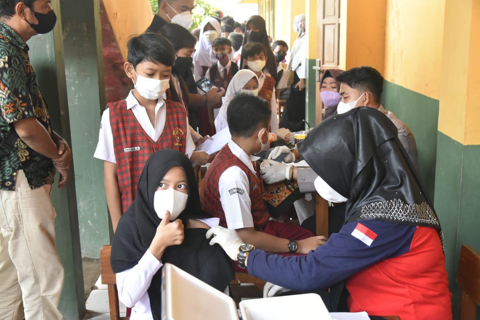 Luncurkan Vaksinasi Merdeka Anak, Wakapolresta Cirebon Hadiri Zoom Meeting Kapolri
