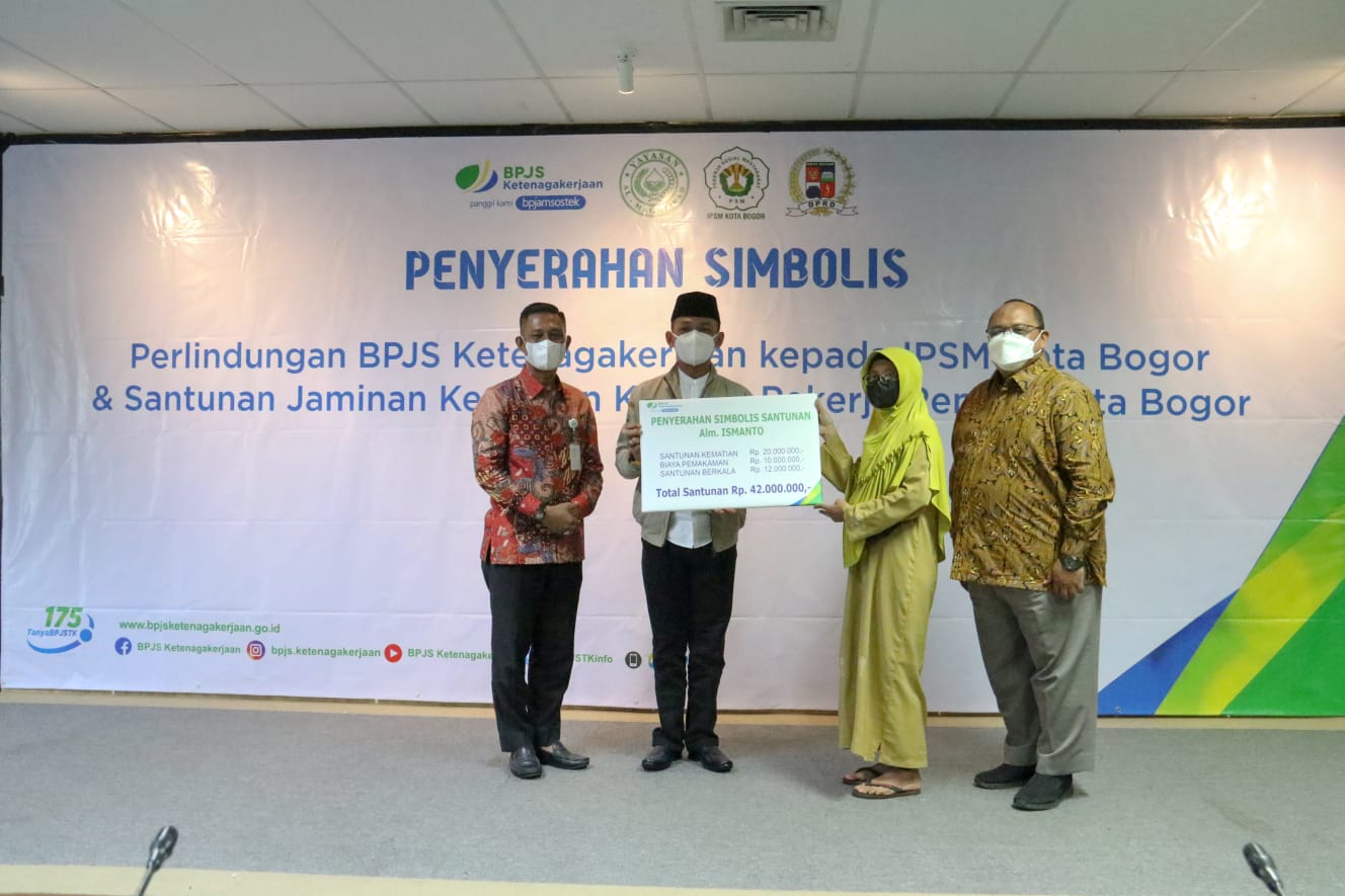 Ratusan Pekerja Sosial Masyarakat Didaftarkan Sebagai Peserta BPJS Ketenagakerjaan