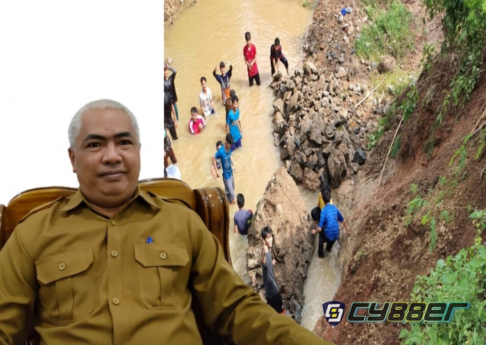 Tanggul Kali Kalapa Kembali Jebol, Kades Wadas Kembali Lapor Presiden Via Video
