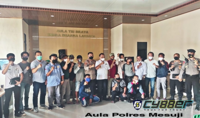Polres Mesuji Mediasi Persoalan Petani Padi Desa Wirabangun yang Gagal Panen Diduga Akibat Limbah
