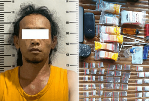Satnarkoba Polres Lamsel Tangkap MY Berikut 52 Klip Sabu