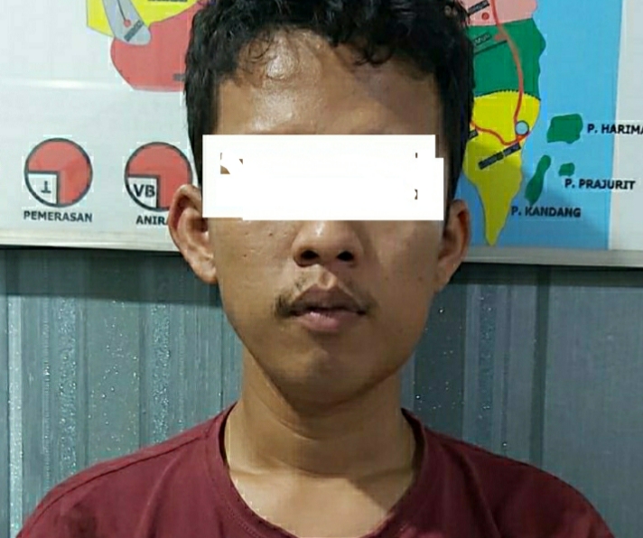 Tim Unit Reskrim Polsek Penengahan Amankan Pengedar Narkoba
