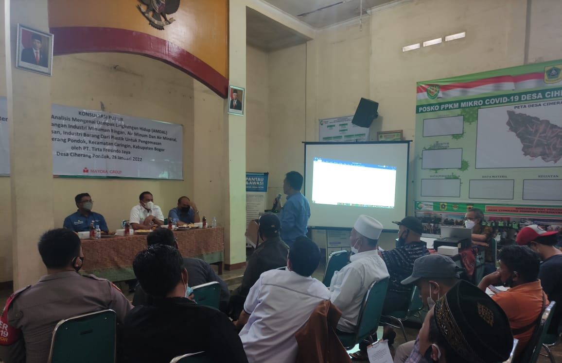 PT. Tirta Persindo Jaya Mayora Lakukan Konsultasi Publik 