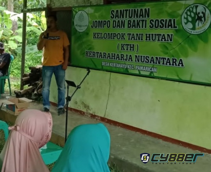  KTH Kertaharja Nusantara Desa Kertahayu Pamarican, Berikan Santunan Kepada Jompo dan Yatim Piatu