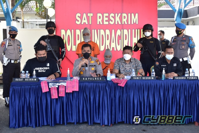 Dua Pelaku Penggasak Uang 303 Juta Diringkus Polres Inhu di Sumsel, Sebagian Uang Untuk Biaya Nikah