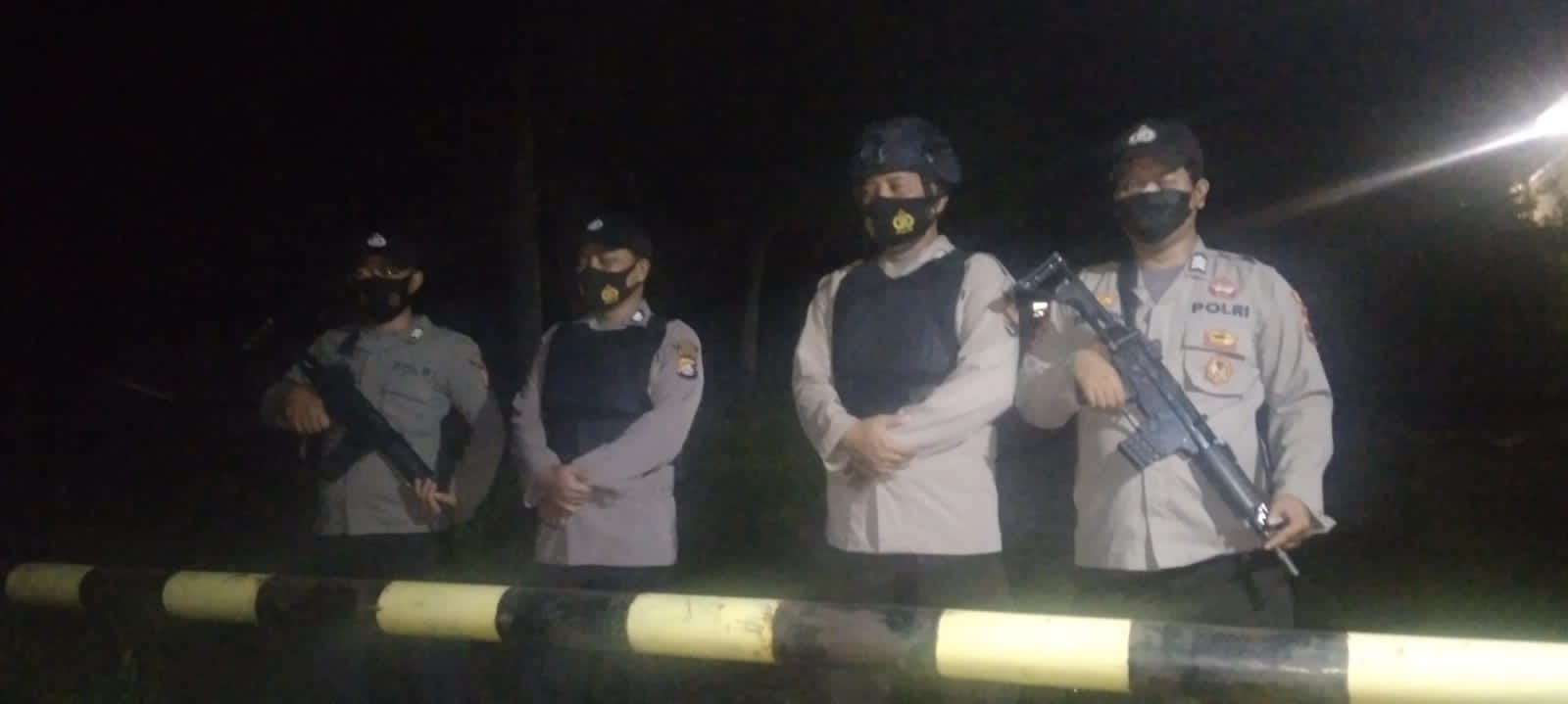 Polsek Cilograng Laksanakan Sispam Mako Malam.