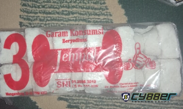 Diduga, Garam Konsumsi Beryodium Merk 3 Jempol yang Beredar di Wilayah Ciamis Tak Kantongi Izin edar dari BPOM