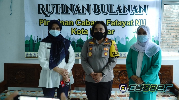 Dalam Silaturahminya Kapolres Banjar Bersama Fatayat NU 