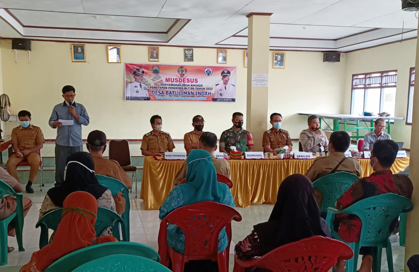 Desa Batuliman Gelar Musdesus Penetapan Penerima BLT-DD 2022
