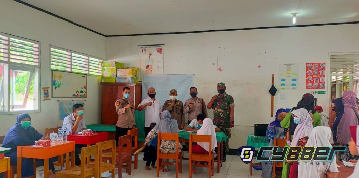 Vaksinasi Covid 19 Anak Usia 6-11 tahun di SDN 1 Cibareno Kab. Lebak
