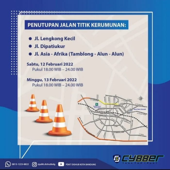 Berpotensi Timbulkan Kerumunan, 3 Ruas Jalan di Kota Bandung Ditutup, 5 GT Diberlakukan Gage