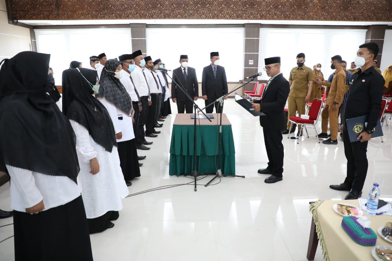 Sekda Aceh Utara Lantik 21 Pengawas Sekolah SD dan SMP