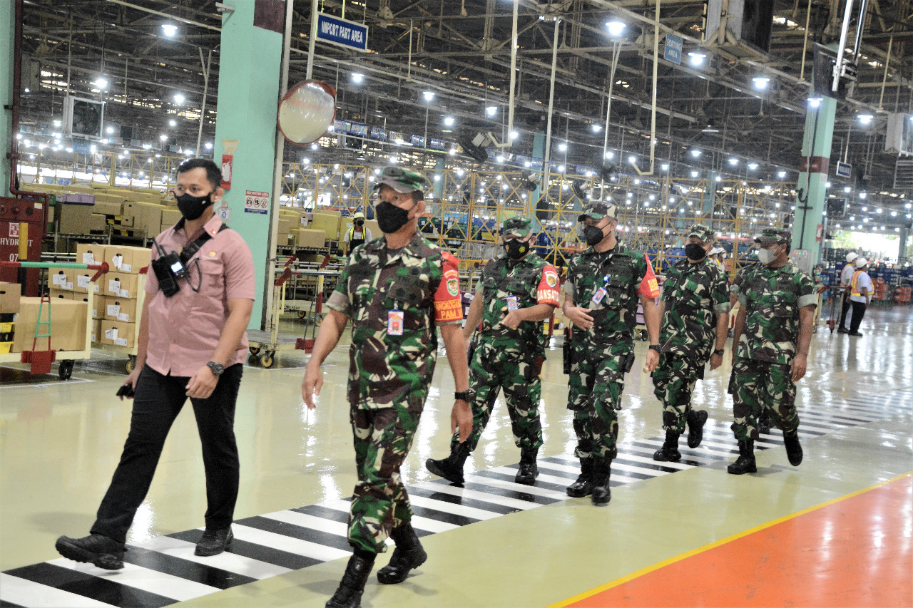 Kasdam III/Siliwangi Pimpin Pam VVIP Presiden RI