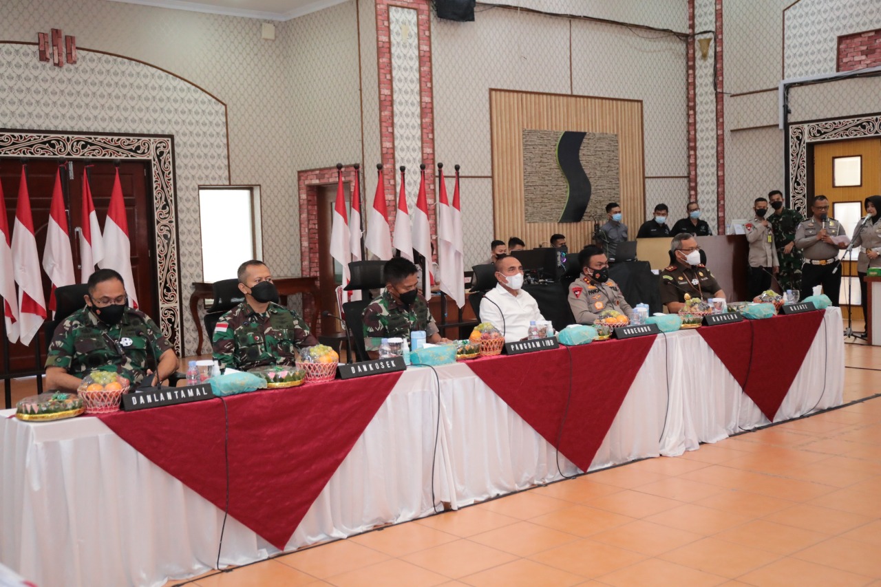Kasus Covid-19 Meningkat, Forkopimda Sumut Gelar Rakor