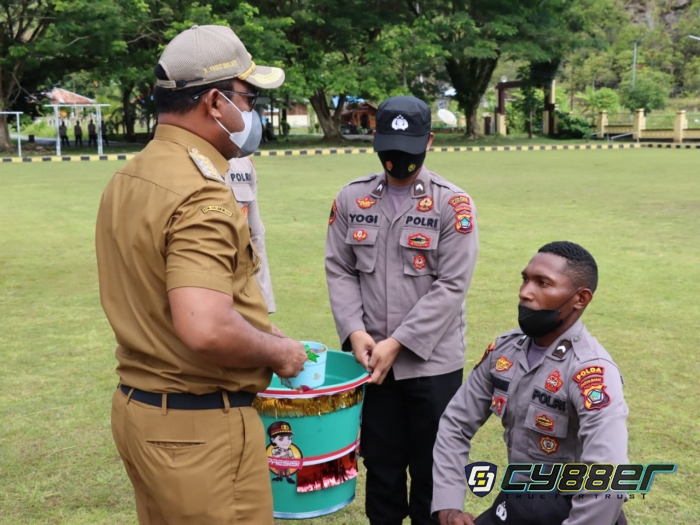 Polres dan Pemda Raja Ampat Sambut 117 Bintara Remaja Afirmasi Otsus T.A. 2021