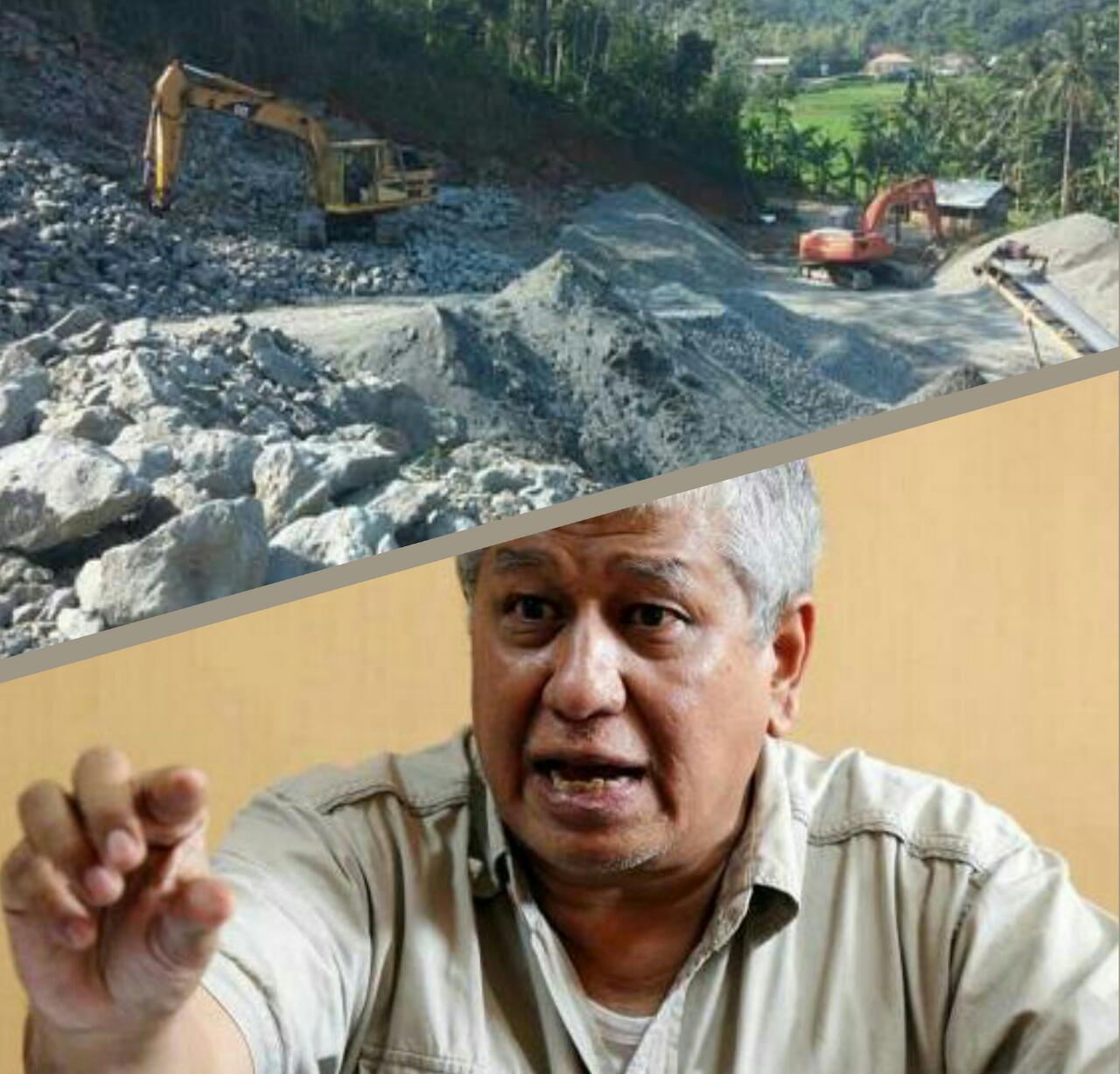 Menteri ESDM Sampaikan di Hadapan Komisi VII DPR RI Bahwa Tambang Batuan Andesit Untuk Bangun Bendungan Bener Tidak Memerlukan Izin