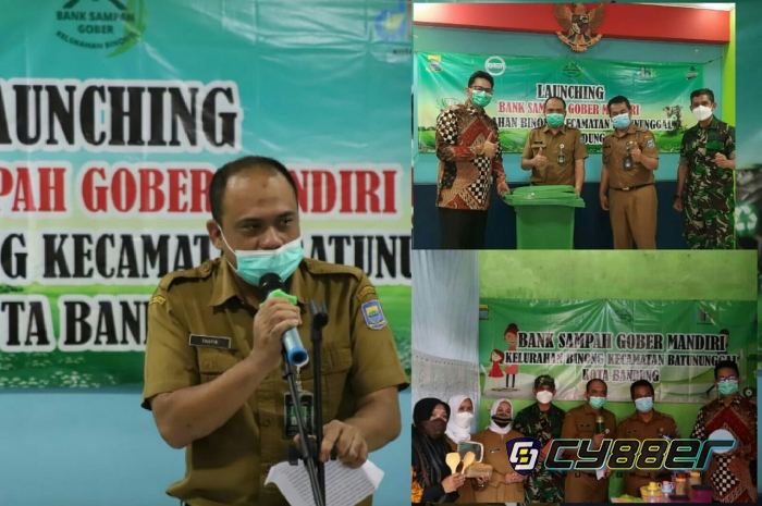 Plt.Lurah Binong Batununggal, Harapkan Partisipasi dan Peduli Warganya Dengan Launchingnya Bank Sampah Gober Mandiri