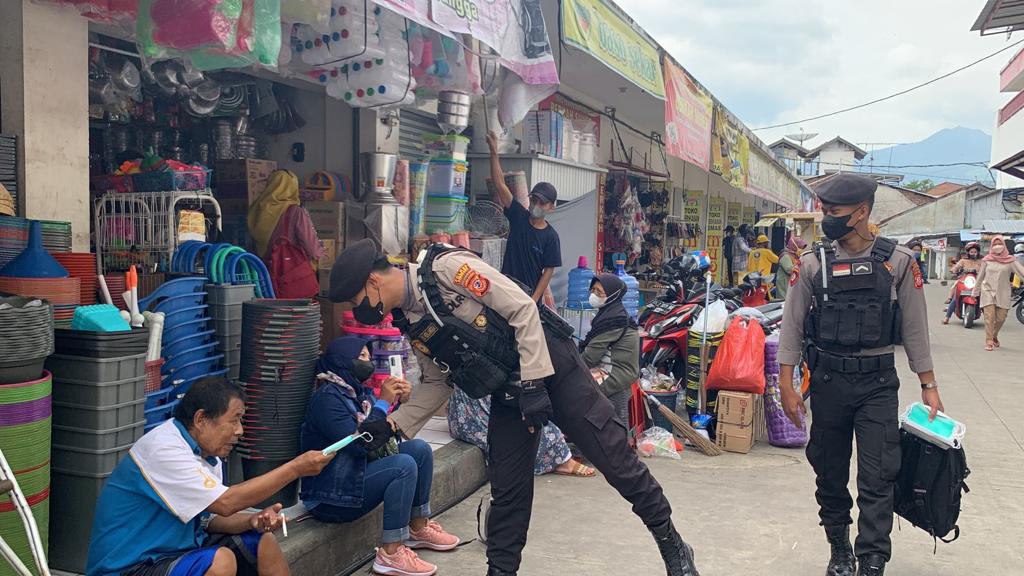 Polres Sumedang Gelar Patroli Prokes Covid-19