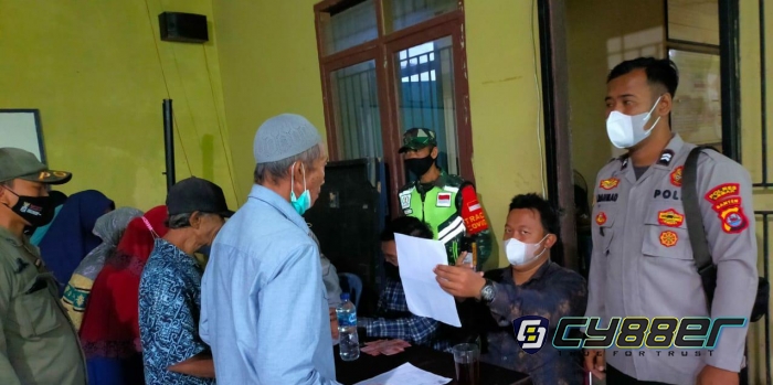 Polsek Cilograng Monitoring Penyaluran BPNT Tahap 1,2 dan 3.