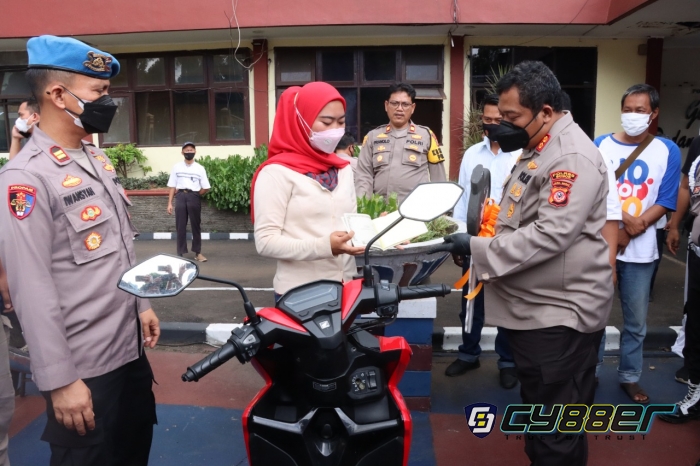 Polisi Kembalikan Kendaraan Hilang Milik Korban Pencurian